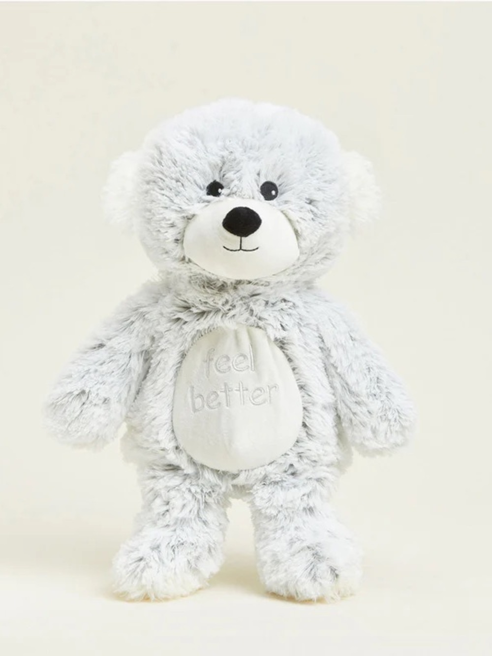WARMIES Microwavable Plush Grey Teddy Bear Soft Toy for Kids - Picture 2 of 15